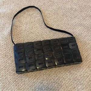 Elegant Black Clutch by the GET company